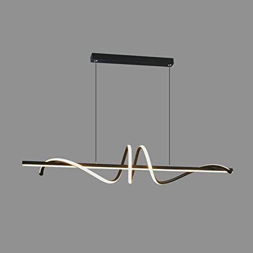 Suspension art moderne réglable pour éclairer une grande table de salle à manger