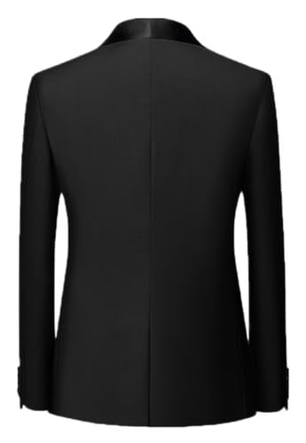 Men's 2 Piece Suit One Button Slim Fit Formal Wedding Prom Tuxedo Suits Blazer Pants Set UOU673