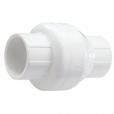 NDS 1520-15 1.5-Inch PVC Swing Check Valve, White