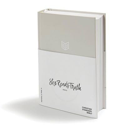 CSB She Reads Truth Bible, Hardcover, Black Letter, Full-Color Design, Wide Margins, Notetaking Space, Devotionals, Reading Plans, Two Ribbon Markers, Sewn Binding, Easy-to-Read Bible Serif Type