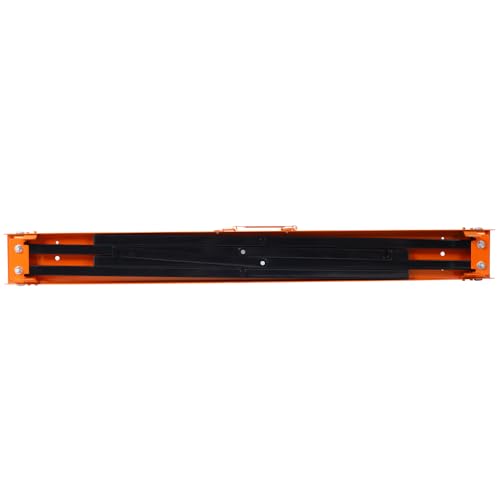 Saw Horses 2 Pack, Folding Portable Work Horse with Fast Open Legs, Convenient Handle, Heavy Duty Steel Sawhorse for Garage, Workshop, Fully Assembled (Orange + Black)
