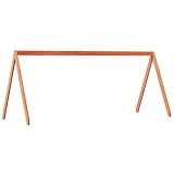 KFPOERTFGD Kinderbett Dachaufsatz aus massivem Kiefernholz, Hausbett Überbau für Kinder, Wachsbraun 199x95,5x88 cm
