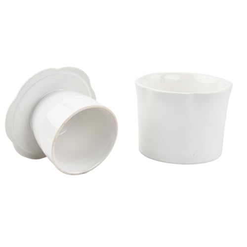 Cerámica Mantequera, Mantequilleras con línea de agua, Contenedor de Mantequilla Porcelana, Recipiente con Tapa, para Mantequilla Fresca y Untable