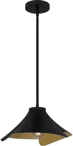 Quoizel Wisp 1-Light Matte Black Pendant Light
