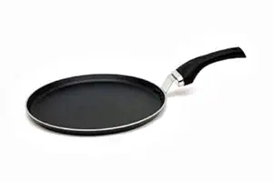 Kitchen Chef Aluminium 30cm Non Stick Dosa Tawa (Induction & Gas Stove Compatible)