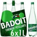 BADOIT - Eau Gazeuse Verte 6X1L - Livraison Gratuite - Prix Par Unité