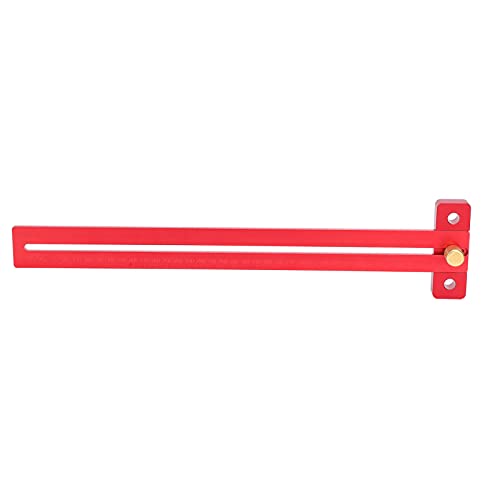 Régua em T de alumínio, Régua em T de liga de alumínio Scriber Woodworking Tipo T Scriber Ruler para