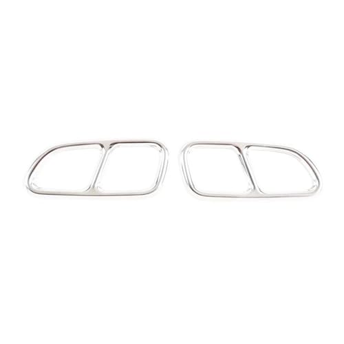 Extrémités de tuyau pour CLA W117 protection de pot d'échappement silver