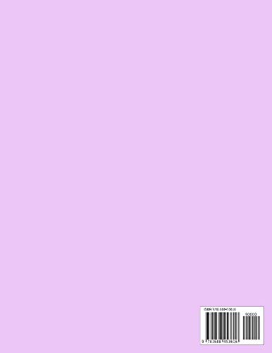 Knit One Purr Two 4:5 Ratio Knitting Graph Paper: Purple Notebook for Knitters - Cute Kitty Design Blank Grid Journal - Funny Gift for Cat Lovers Who Love to Knit - 100 Pages - 8.5x11 image 4
