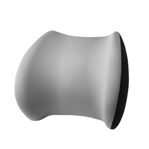 Coussin de soutien lombaire gris respirant et doux pour bas du dos