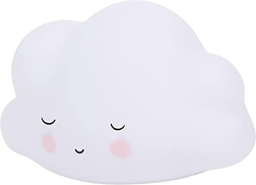 Little Lovely - Little Light Sleeping Cloud - Wireless Night Lamp - LED - 3 Settings - 15 Minute Timer Function - Eco-Friendly - BPA Phthalate Free - for Babies and Toddlers - LL-LLSCWHI70 by A LITTLE LOVELY COMPANY - Image 2
