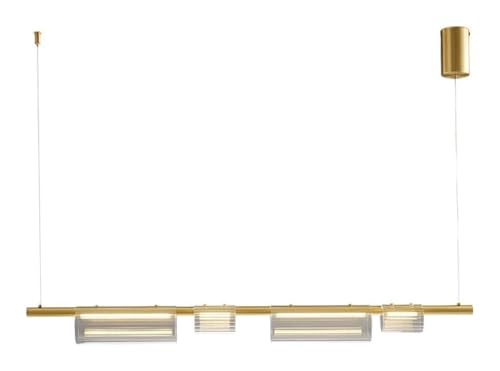 Lustre moderne salon et îlot de cuisine pour une ambiance lumineuse chaleureuse