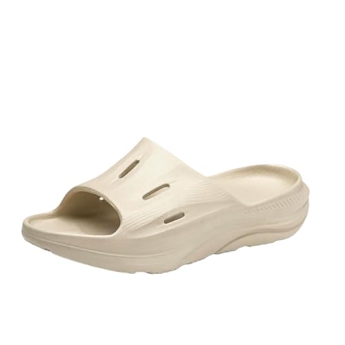 Gyios Chanclas Hombre Sandalias De Plataforma Deportivas Informales Moda, Zapatillas Playa Antideslizantes para Exteriores, Hombre, Baño-caqui-39-40