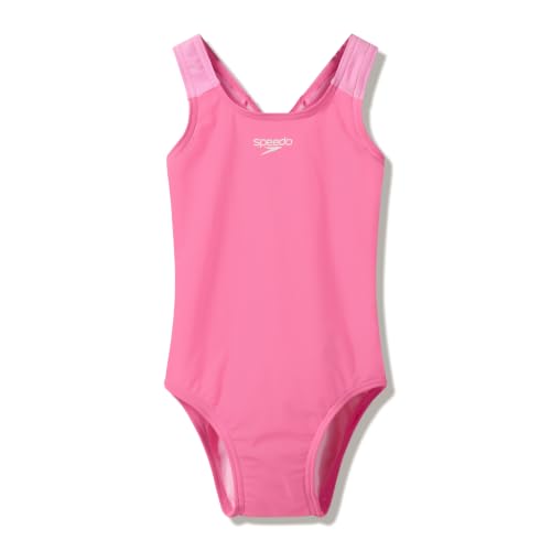Image of Speedo Girl's Swimsuit One Piece Infinity Splice Thick Strap