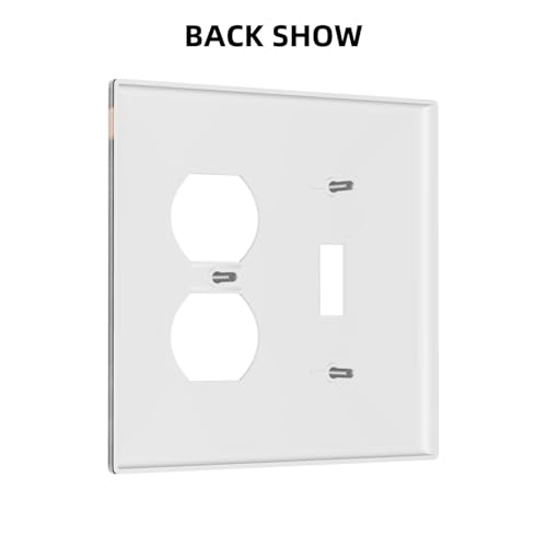 Decorative Outlet Covers Retro Coffee Cup Bean 2 Gang Wall Plate Cover Single Toggle Duplex Combo Two Switch Light Switch Cover Plate Jumbo Dual Gfci Faceplate