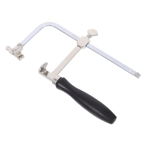 JOINPAYA Marco Ajustable para Serrucho Mango Ergonómico Arco de de Metal Resistente para Corte Preciso y Metal Diseño Portátil y Ajuste de Tensión Fácil