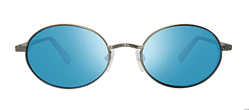 Revo Sunglasses Python I: Polarized Crystal Glass Lens Filters UV, Metal Round Frame2
