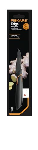 Foto von Fiskars Schälmesser, Modernes Design, Gerade Klinge, Gesamtlänge: 20 cm, Qualitätsstahl/Kunststoff, Edge, 1003091