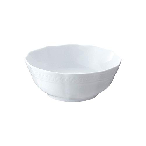 Noritake 94806/1655 Fine Porcelain Bowl, 5.1 inches (13 cm), 12.2 fl oz (365 cc), Shale Blan, Microwave Safe, Dishwasher Safe, 1 Piece