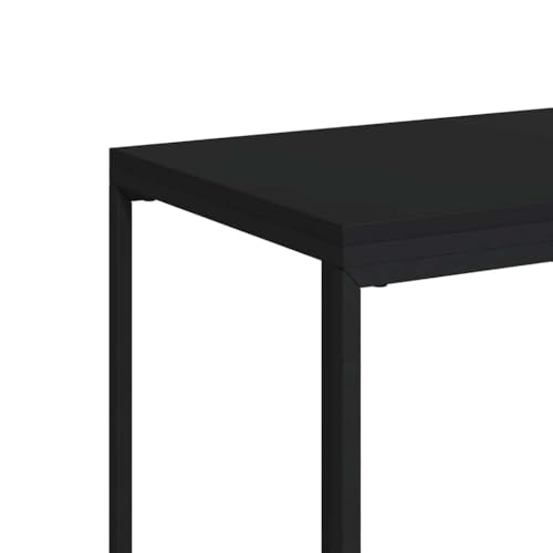 Table d'appoint noire design C stable pour petits espaces et salons - 8