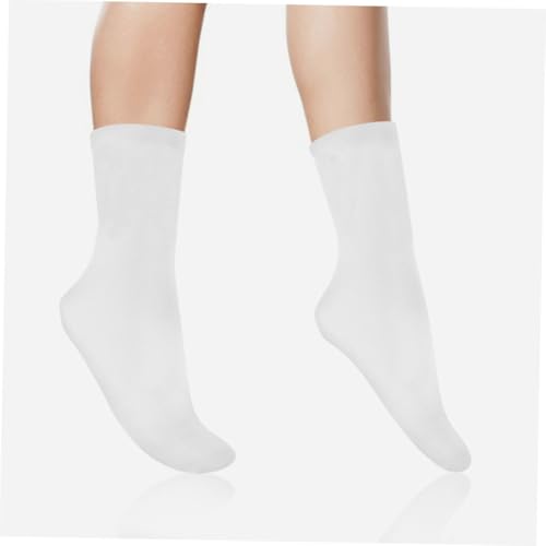 Calcetines para sublimación Milisten de algodón blanco cómodos para crear tus diseños DIY 2