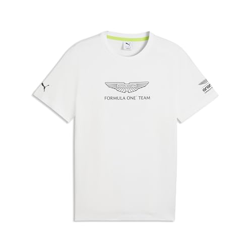 T-Shirt Homme PUMA Amf1 Essential Big Logo Tee Noir Coupe Regular