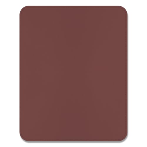 Tapis de souris imperméable en cuir rose contre les taches