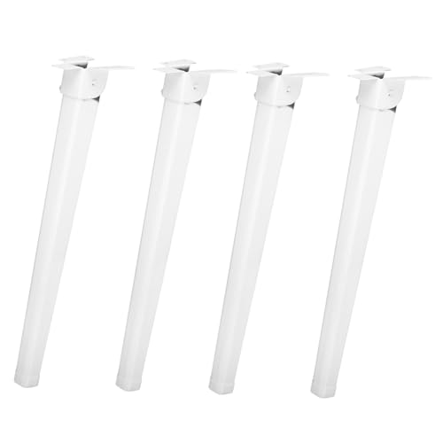 DOITOOL 4 Patas Plegables de Metal Fáciles de Instalar para Mesa de Cama, 28 Cm de Altura Paquete de 4 Unidades para Uso Hogar