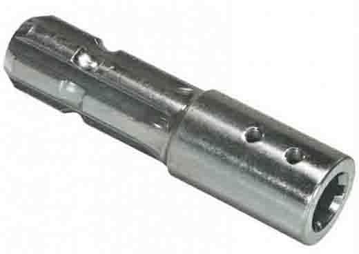 G.L.D. Forniture Reduzierung für Zapfwelle Länge 140 mm Z6 Innenprofil 21 x 25 x 5 mm