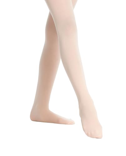 Danskin Girl's 387 Microfiber Footed Tight