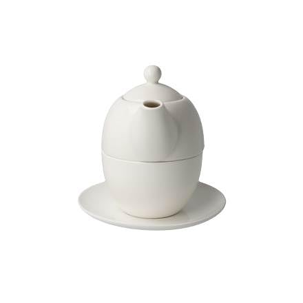 Théière Tea for One Kaiser porcelaine blanche idée cadeau thé