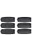 6 Pack Callus Remover Roller,Replacement Roller for Electronic Foot File Refill -3 Extra Coarse & 3 Regular Coarse
