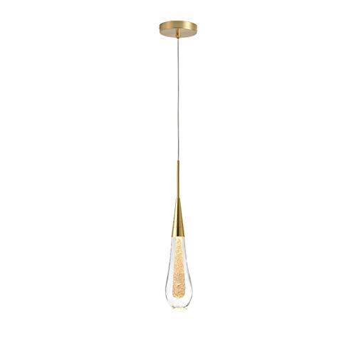 Lustre LED entièrement en cuivre avec éclairage directionnel - 2