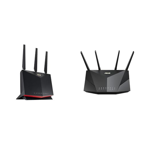 Image of ASUS WiFi 6 Router Bundle with RT-AX86U Pro (AX5700) and RT-AX5400 Dual Band Extendable Gaming Routers