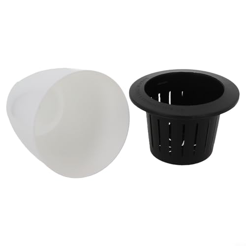 Zilimontt Vaso da fiori pigro serie imitazione porcellana, in plastica, autoirrigante, con corda di cotone, per piantare il terreno in casa, giardino, vita all'aperto (M)