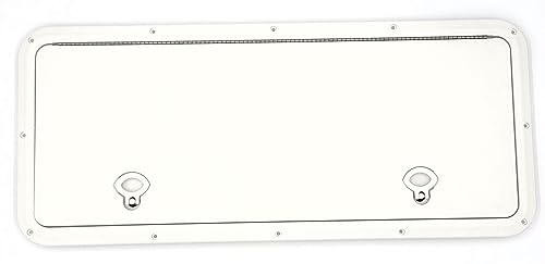 DPI Marine 13' x 30' Flush Series Access Hatch in Polar White (Bright White) - DPF1330PW (Made in USA)