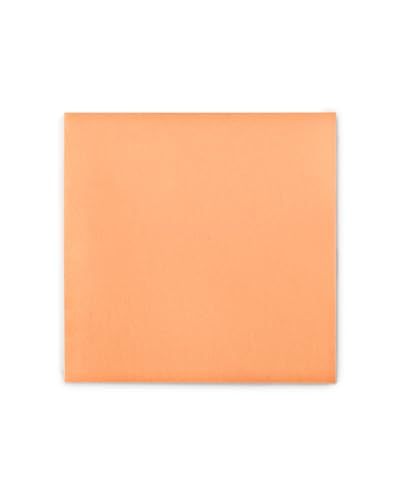 Sovie HORECA Cocktailserviette in APRIKOT aus Linclass Airlaid, 25 x 25 cm, 1/4 Falz – 50 Stück, elegante Stoffoptik, Servietten für Bar, Gastronomie & Events