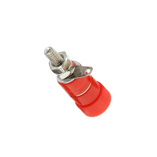 Bornes de connexion 4mm M4 femelle connecteur de test rouge de haut-parleur x10