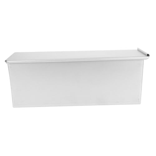 COLLBATH Non-Stick Loaf Pan with Sliding Cover 900g Small Bread Toast Mold Reusable Baking Tin for Domestic Oven Use