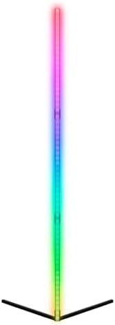 Luminária de Piso, LED Endereçável RGBIC + CCT, Dimerizável, 1,4m...