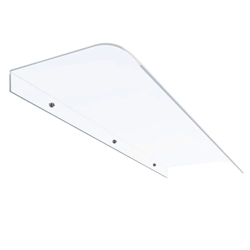 Door Canopy Roofing Canopies,Outdoor Window Rain Shelter Cover,Clear Awning Window,Polycarbonate Cover,Front/Back Door Porch Canopy,UV Rain Snow Protection Shelter (40x340cm/16x134,Facade)