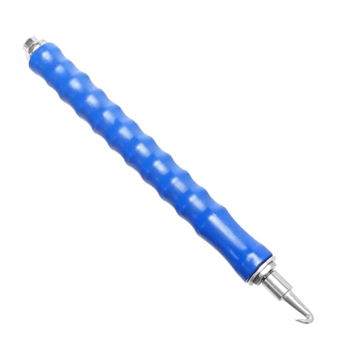 Faderr Draht Driller Drillapparat Schwarz mit Automatische Rückleitung Drillkurbel Draht Twister Pliers für Blumendraht Wickeldraht & Floristendraht(Blau)