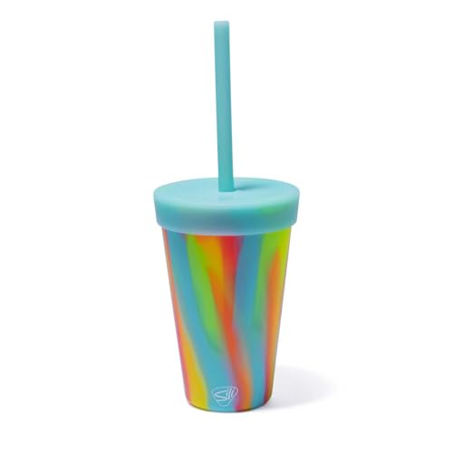 Silipint 16oz Silicone Tumbler with Straw Lid