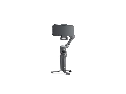 Nacelle stabilisatrice pour Smartphone DJI Osmo Mobile 8, Suivi natif avec Audio et éclairage, Rotation panoramique à 360°, Batterie de 10 h, Barre d’Extension, stabilisation 3 Axes Robuste