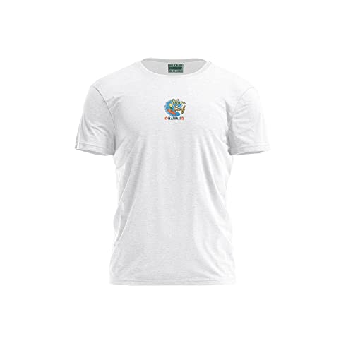 T-Shirt Blanc Butswi-103995 pour Homme en Taille L