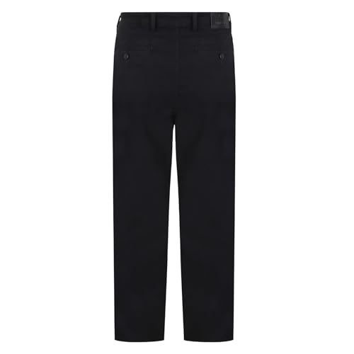 Mens Premium Stretch Fit Chino Trousers - Black2