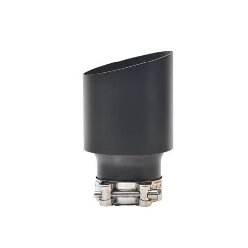 Embout silencieux inox noir mat de style raffiné pour Golf et voitures F10