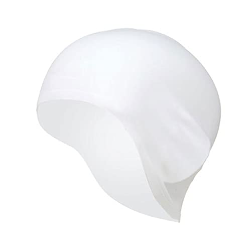 ETZRYSYB Gorro de natación para adultos, 1 unidad, para hombres y mujeres, de pelo largo, impermeable, protección de oídos, grande, de silicona, gorro de buceo (5)