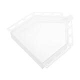 MUCKLILY Bandeja de Drenaje para Aire Acondicionado Portátil con Tornillos Accesorio de Orificio de Drenaje Resistente Intemperie para Sistemas Split Colector de Agua Condensada para