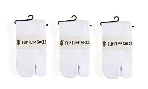 V-Toe Thick Quality Ankle Flip-Flop Socks - Tabi Split Toe Men Women Japanese 3 Pack4